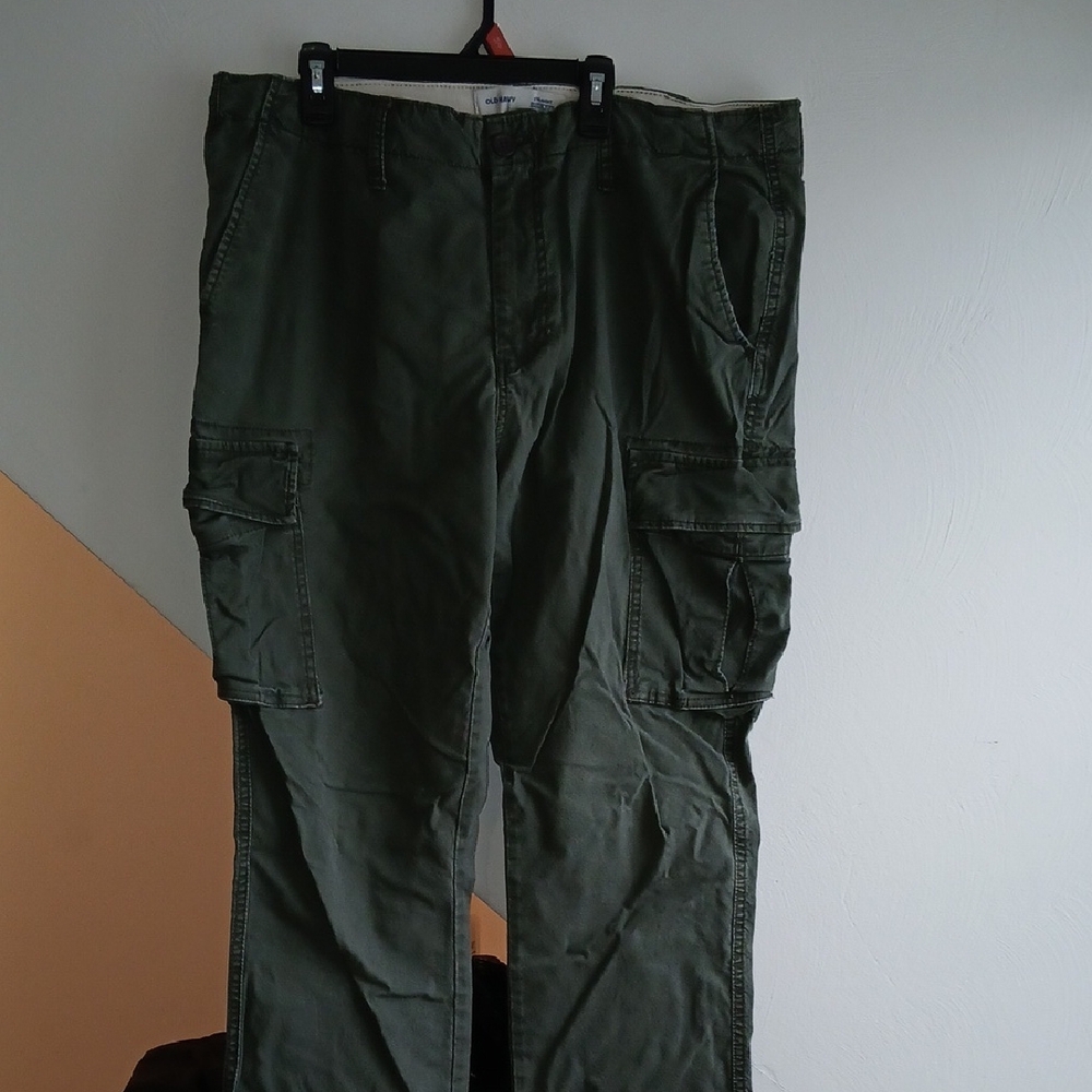 Old Navy Dark Green Cargo Pants